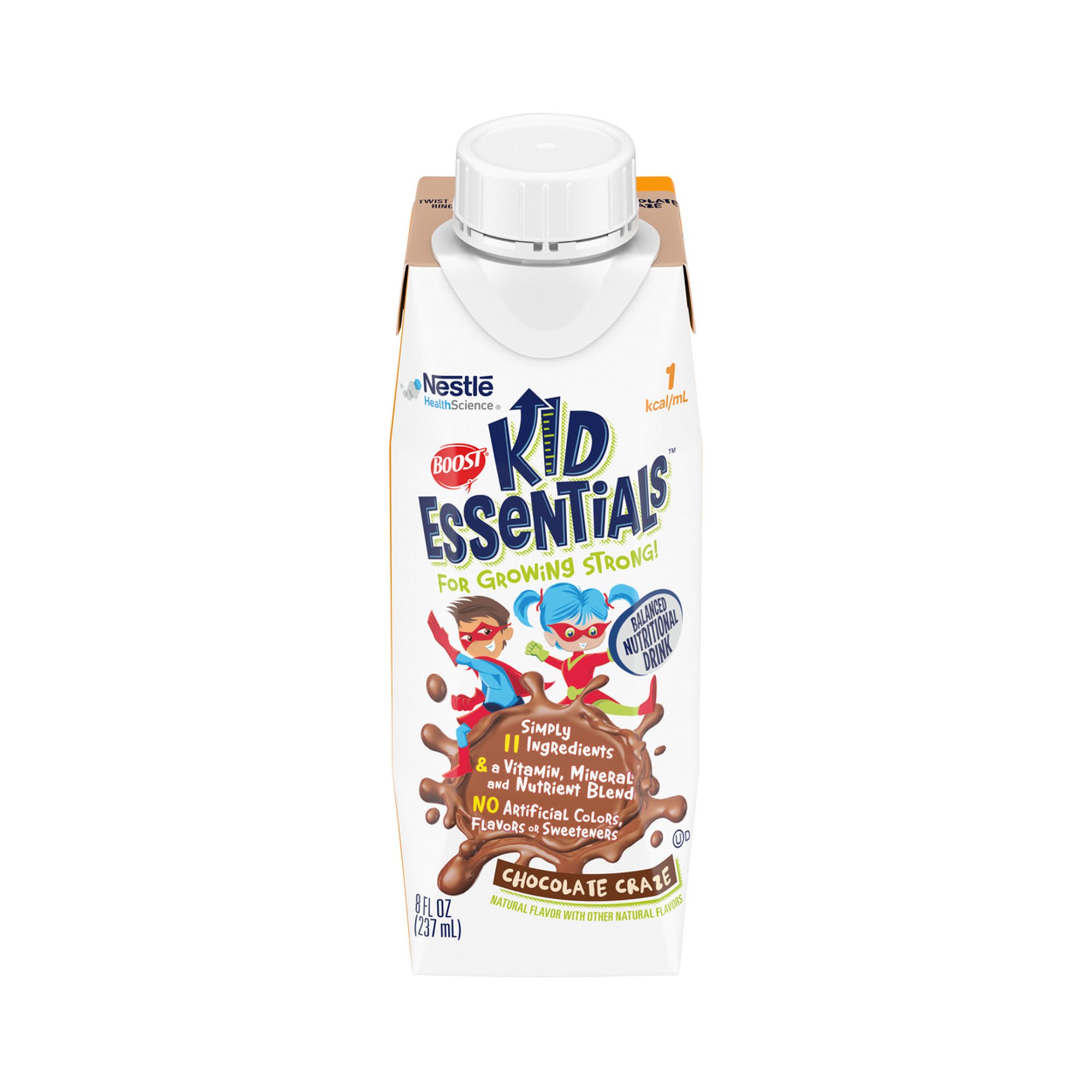 Boost® Kid Essentials™ Balanced Nutritional Drink, Chocolate, 8-ounce Carton