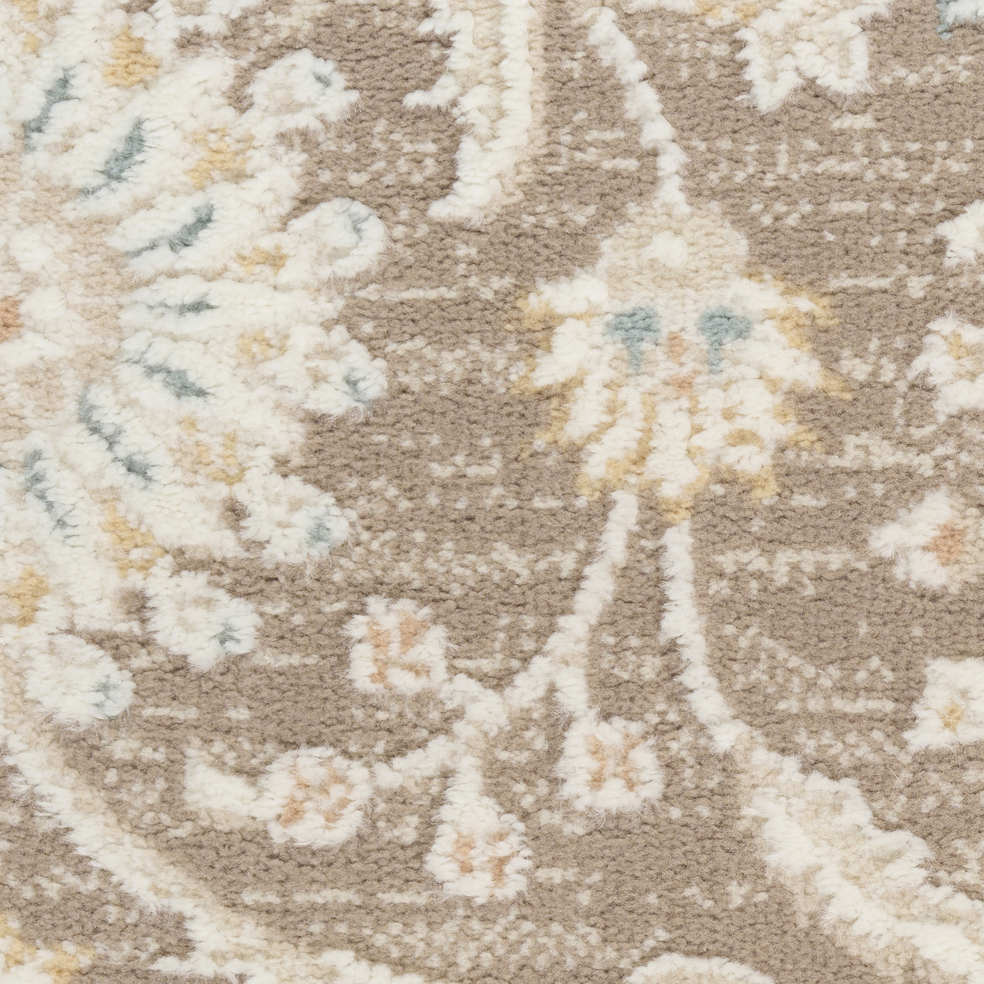 Nourison Isla 7'10" x 9'10" Mocha Vintage Indoor Rug