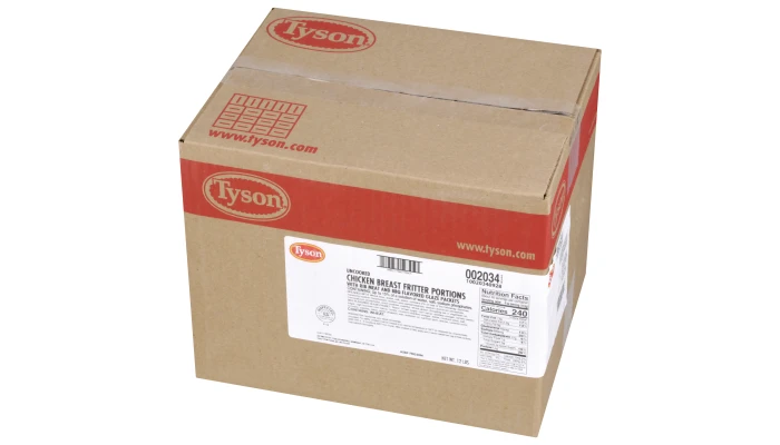 Tyson® Uncooked Chicken Breast Chunk Fritters With BBQ Flavored Glaze Packets_image_5