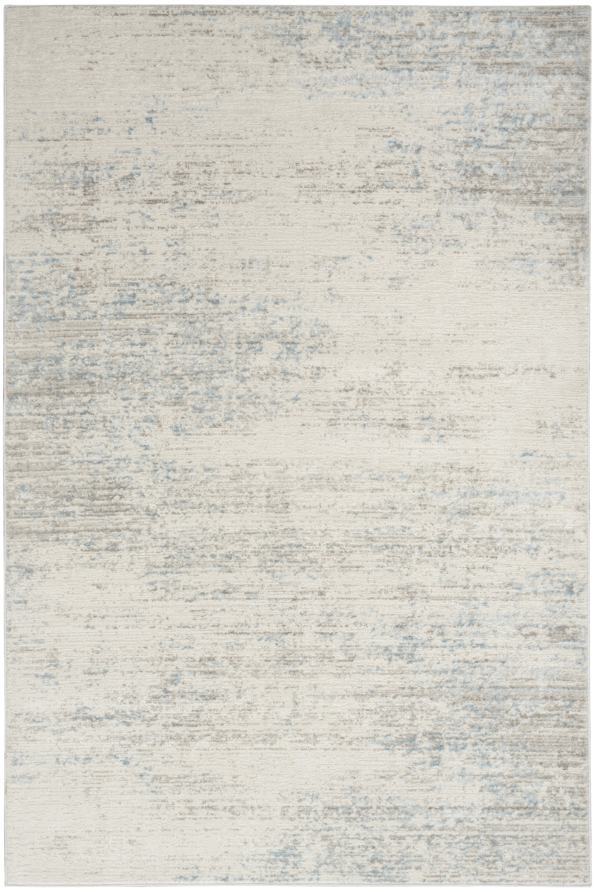 Calvin Klein CK029 Captivating 5'3" x 7'3" Cream Blue Modern Indoor Rug