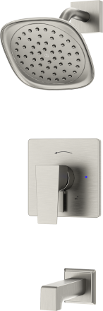 Verity HydroMersion VersaFlex Integral Diverter Tub and Shower Trim for Test Cap Valve