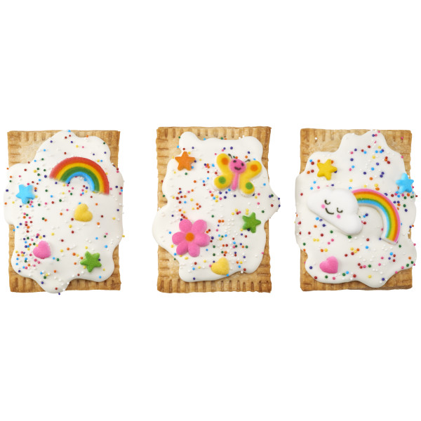 Rainbow Heart Charms Assortment Dec-Ons® Decorations