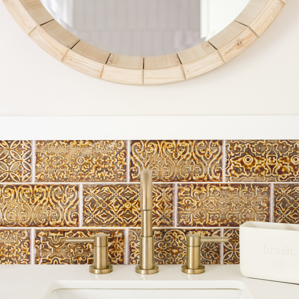 Zurbaran Cobre 4-1/2 in. x 8-7/8 in. Ceramic Wall Tile