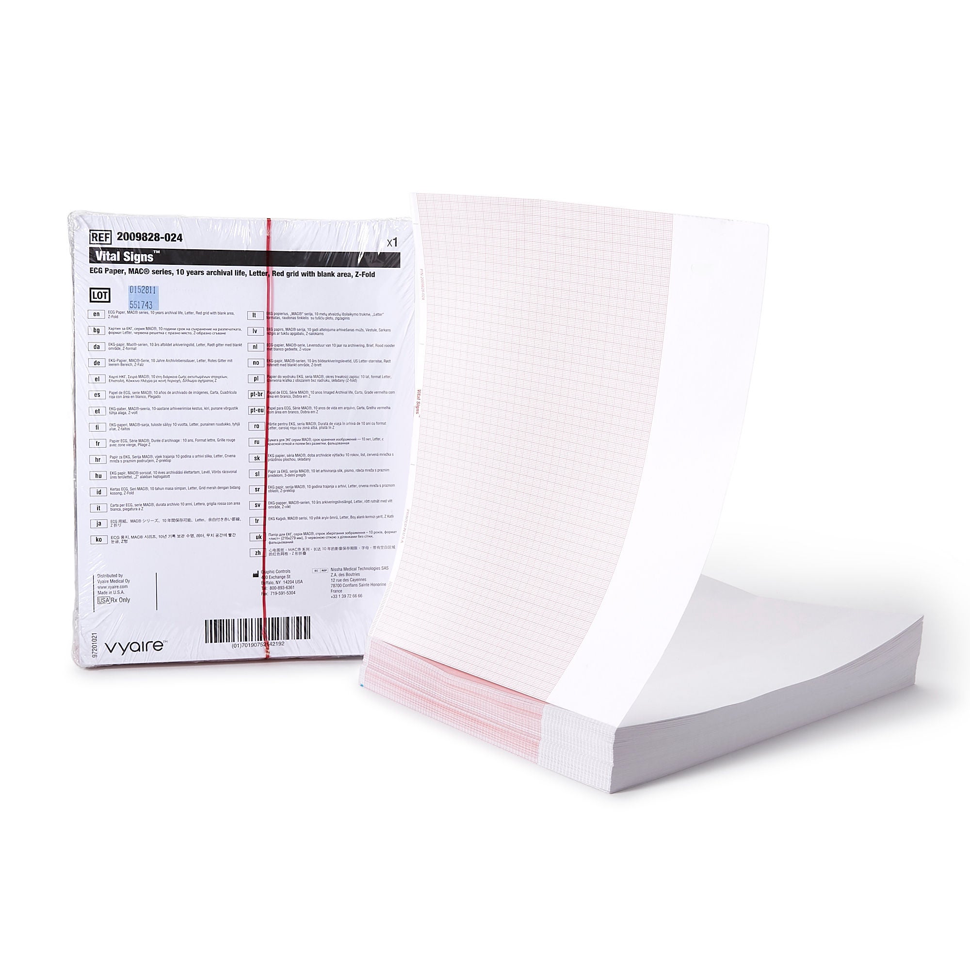 GE ECG Recording Paper