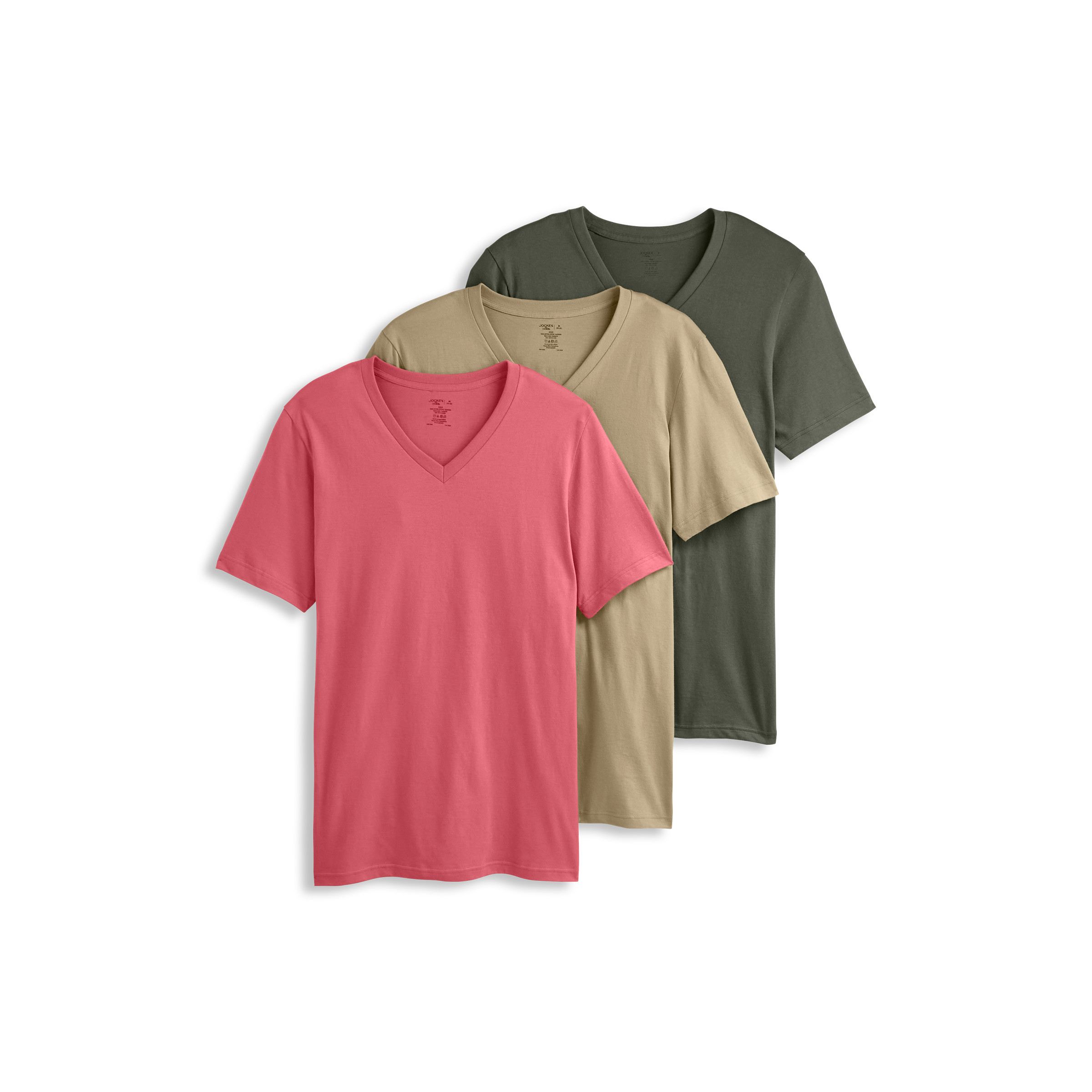 Jockey Men's Classic V-Neck Undershirt - 3 Pack - Picture 13 of 46