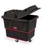 Rubbermaid Commercial, Cube Truck Lid, 14/16 Cubic Foot, Black