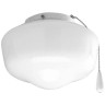 LED Fan Light Kit Steel 9.25 in. Dia.90 CRI 60Hz 120V 9W 3000K 6 in. Wire Opal Glass White 7.50 H x 9.25 W in.