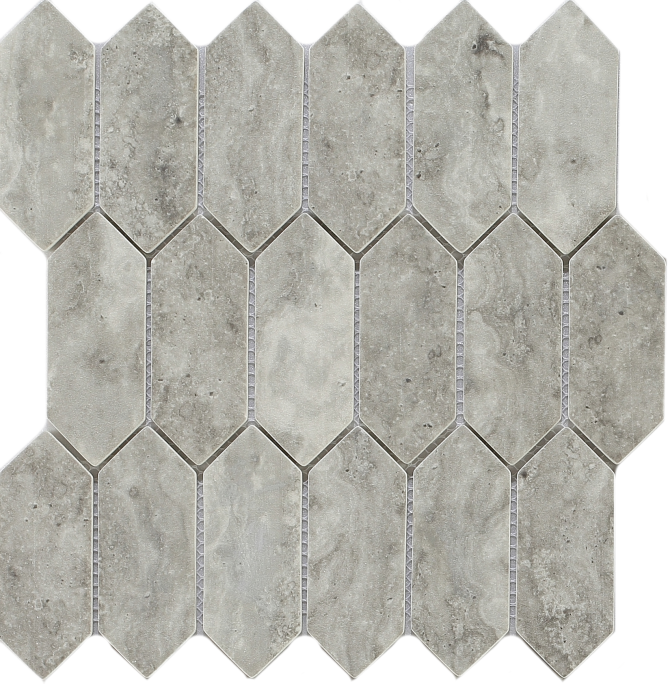 Revival Taupe Picket Mosaics Virginia Tile Company 3813