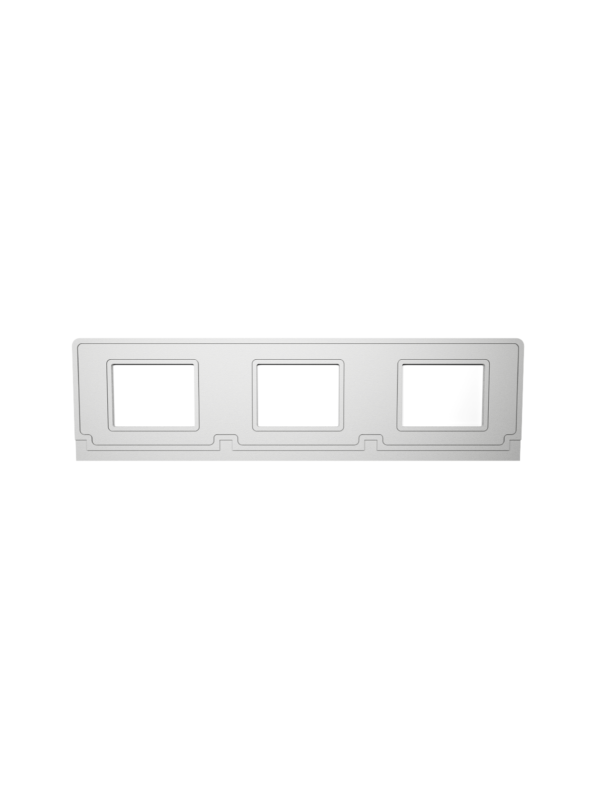 VISION – Triple – Sign Frame – White
