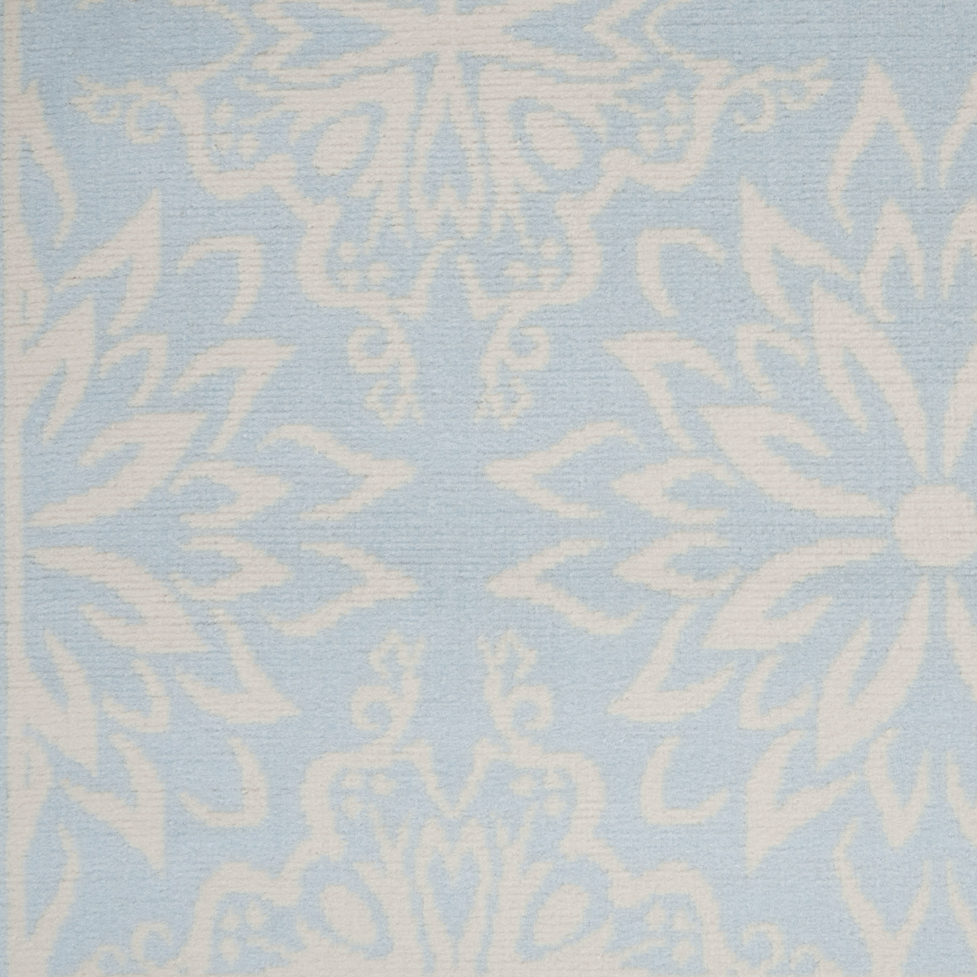 Nourison Jubilant 5'3" x 7'3" Ivory Light Blue Farmhouse Indoor Rug