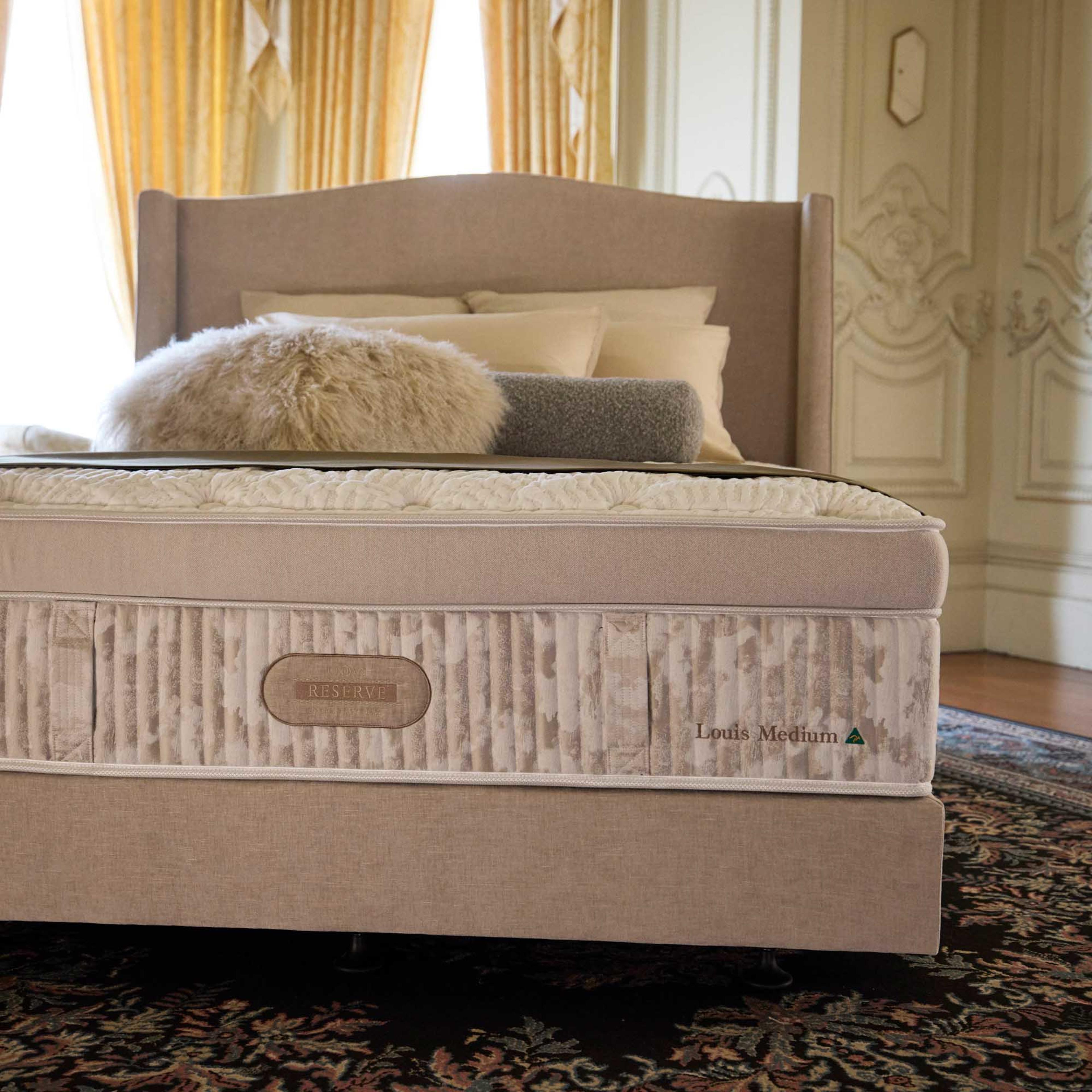 Detail image of the  Crown Posture Bedding Reserve Louis Mattress, Medium from Forty Winks
