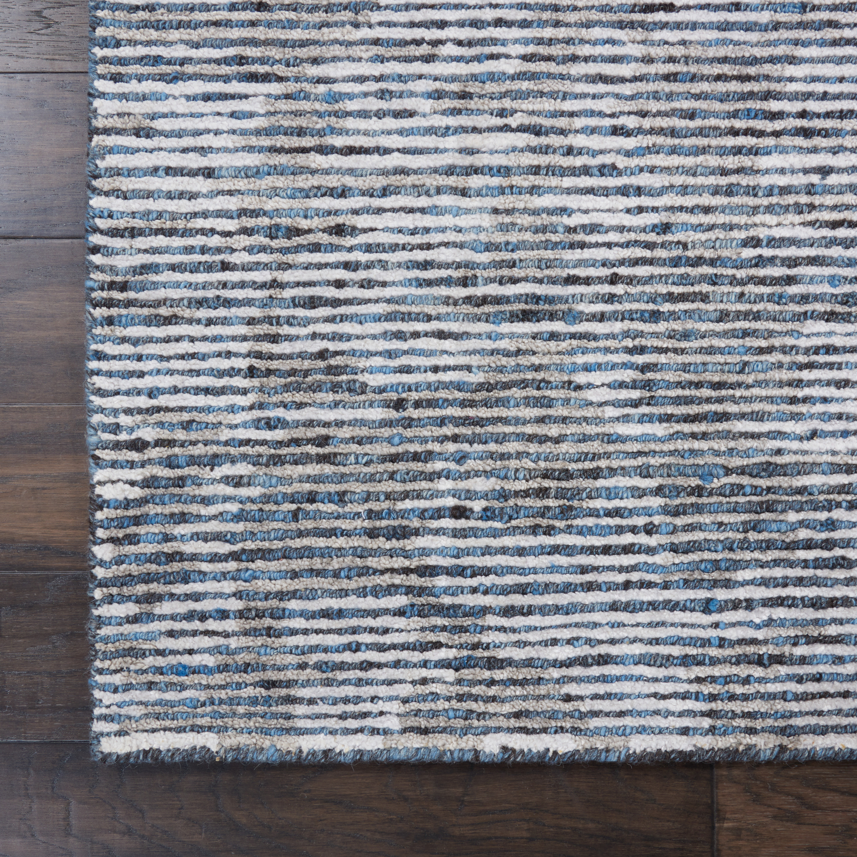 Nourison Ellora 5'6" x 7'5" Slate Modern Indoor Rug