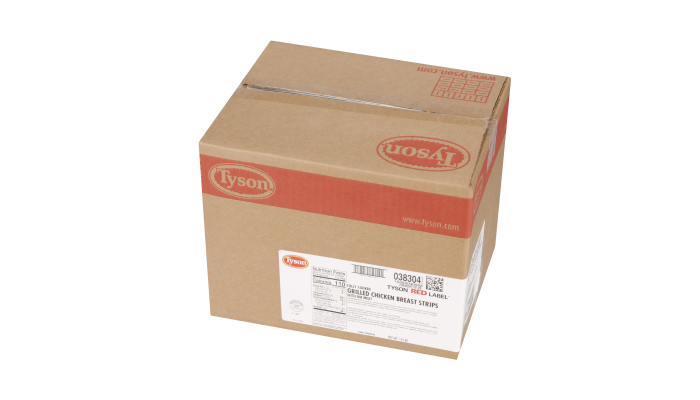 Tyson Red Label® Fully Cooked Unbreaded Grilled Chicken Breast Strips, Small  _image_5