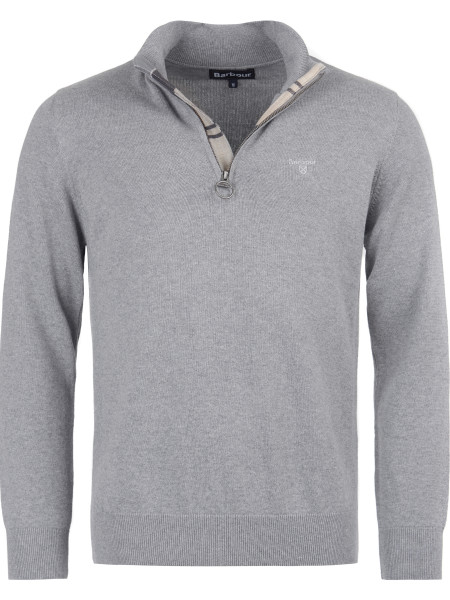 Felpa in cotone con mezza zip Felpa in cotone con mezza zip