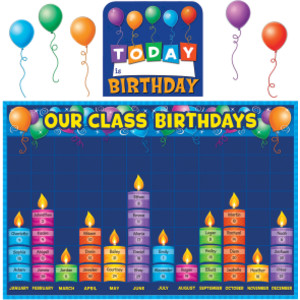 Birthday Graph Bulletin Board Display Set