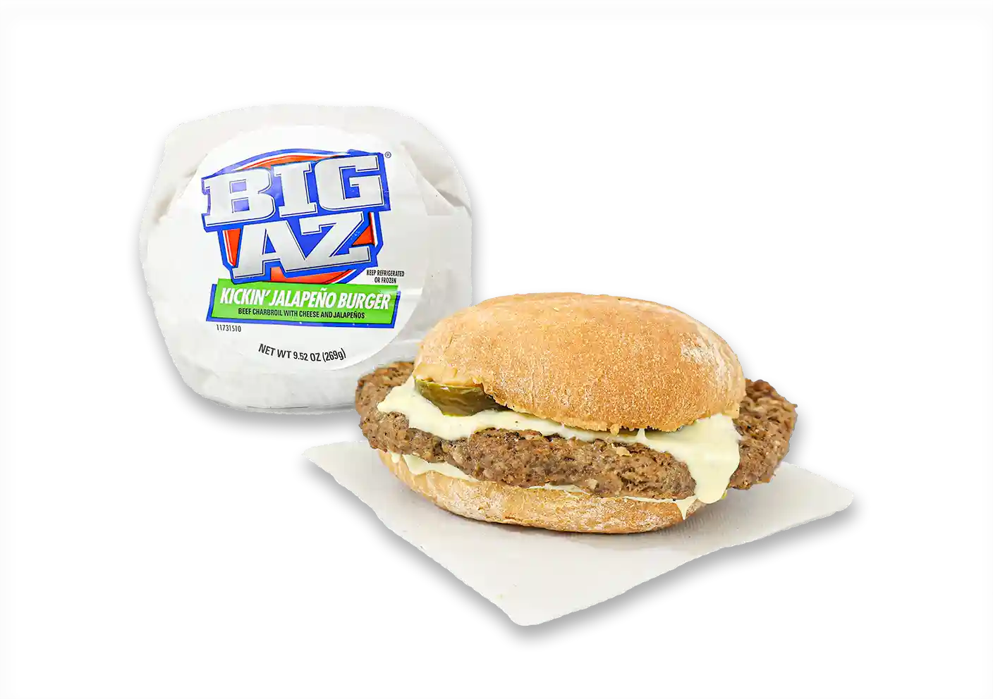 Big AZ® Jalapeno Charbroil Beef Cheeseburger_image_01