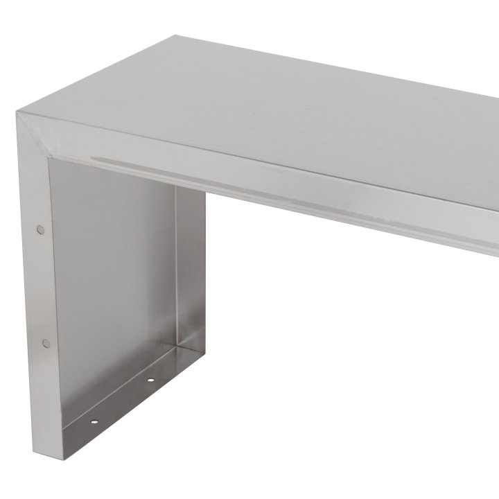 46-inch Servewell® stainless steel overshelf