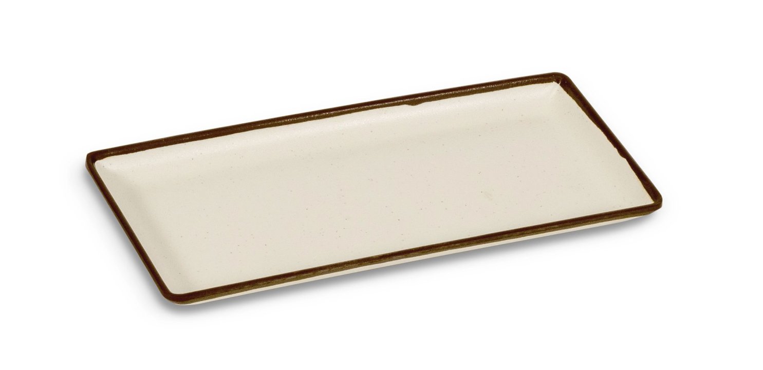 Plat rectangulaire Halo de 27.5 x 12.5 cm