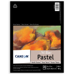 Canson Artist Series Mi-Teintes Pastel Pad Earth Tones Foldover Binding 24 Sheet 9x12  inch 1 Count