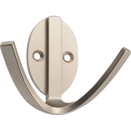 Hardware Essentials Double Robe Hooks Satin Nickel