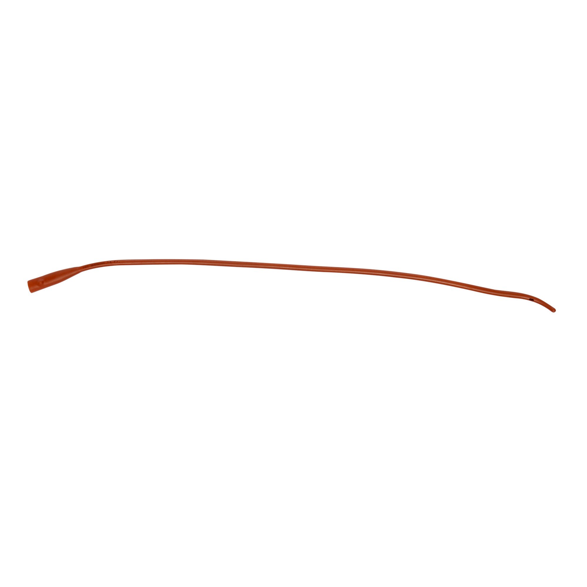 Bard® Intermittent Urethral Rubber Catheter, 14 Fr., Tiemann Tip