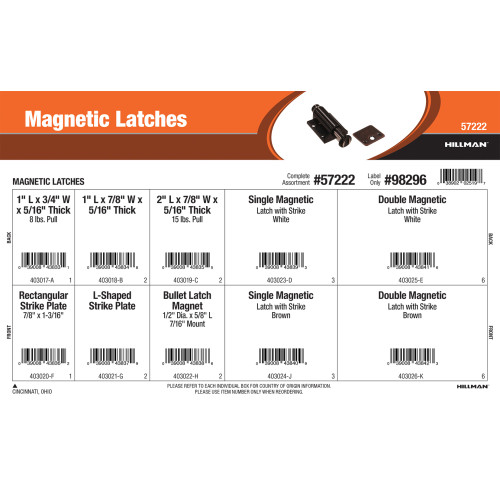 Magnetic Latches Assortment