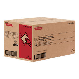 IFDW420, Cascades Pro, Tuff-Job, Medium Duty 1/4 Fold, 1 ply, 12.00"x13.00", Double Recreped (DRC), General Purpose Wipers, White