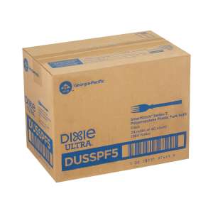 Dixie®, Ultra SmartStock Series-T Polypropylene Fork Refill, Black