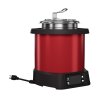 4-quart 120-volt countertop induction rethermalizer in red