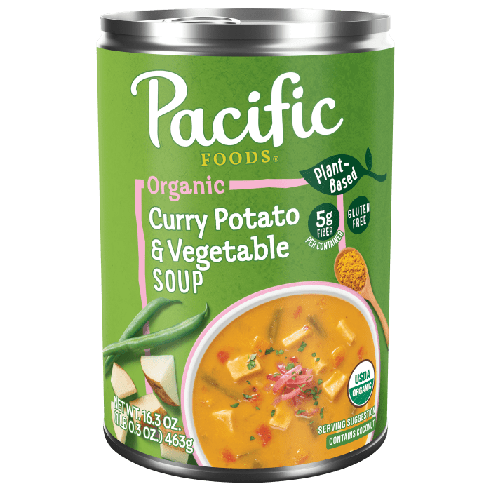 Organic Curry Potato and Vegetable Soup
