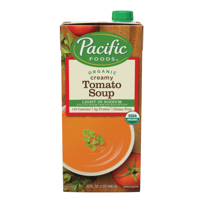 Light Sodium Organic Creamy Tomato Soup