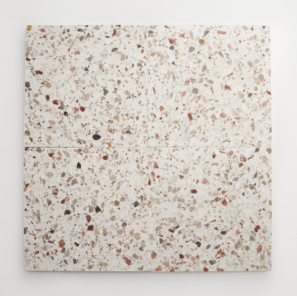Dolce Vita Terrazzo | Torrone II | Large Field Tile | Blanco | Honed