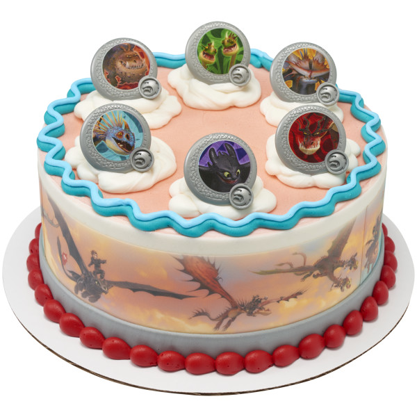 DreamWorks How to Train Your Dragon Dragon Shield Cupcake Rings