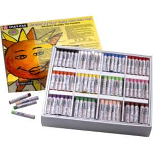 Cray-Pas Junior Artist Oil Pastel Chalk, Jumbo Size, 12 Colors, 288-Piece Classroom Pack
