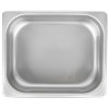 Half-size 2 ½-inch-deep stainless steel deli pan