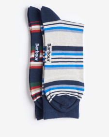 Summer Stripe 2 Pack Socks 