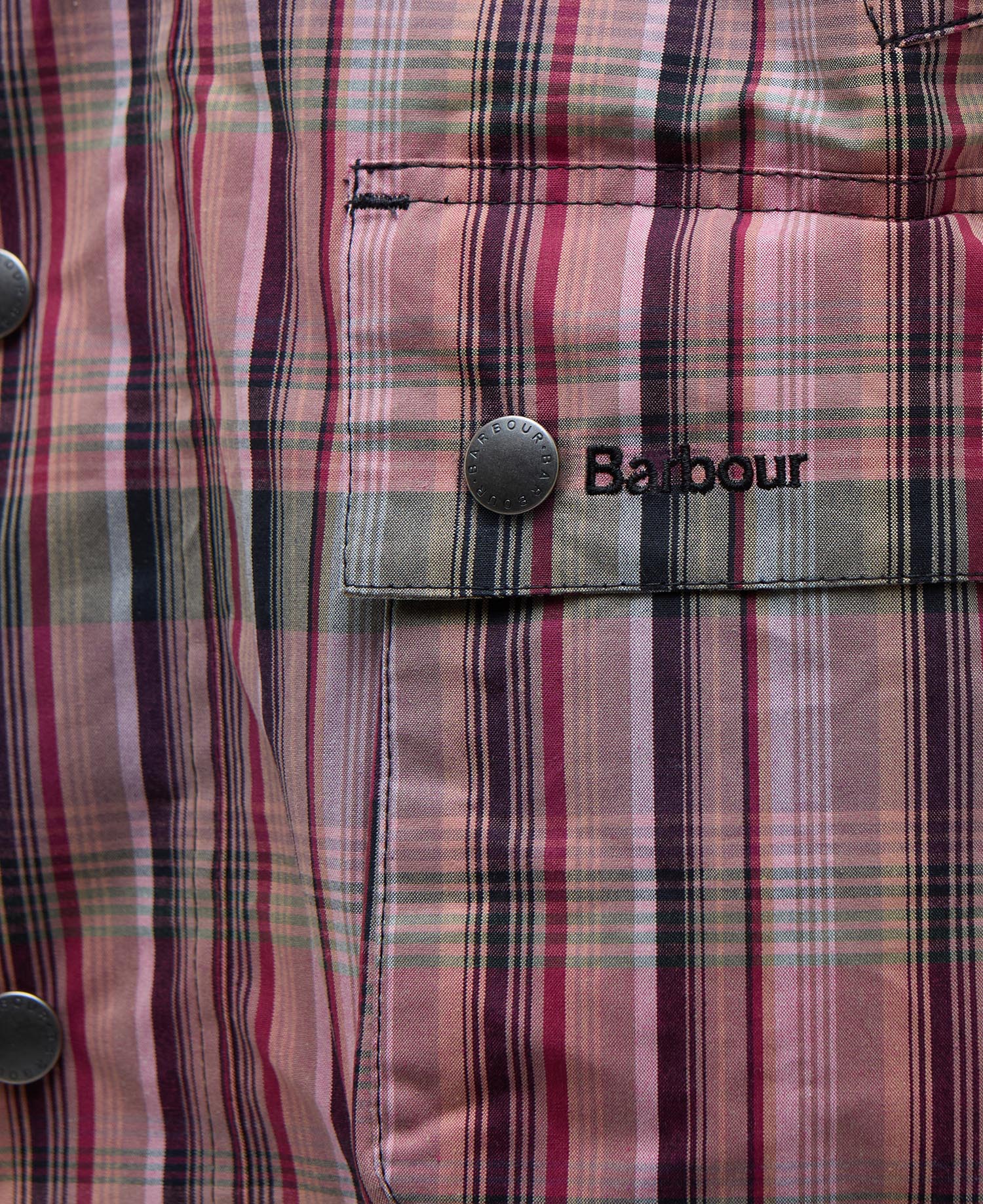 Barbour x NOAH Freizeitjacke Madras Bedale image number 6