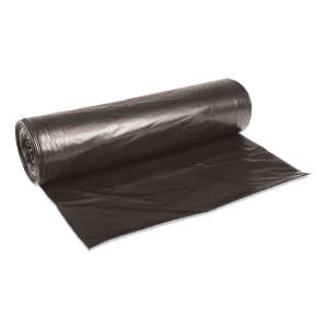 Boardwalk,  LLDPE Liner, 56 gal Capacity, 43 in Wide, 47 in High, 0.6 Mils Thick, Black