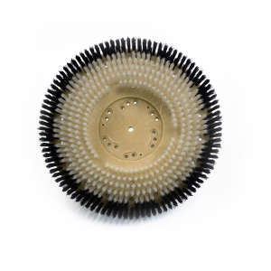 Malish, 17" Carpet Shampoo Brush, .025/.029" Nylon, Black/White