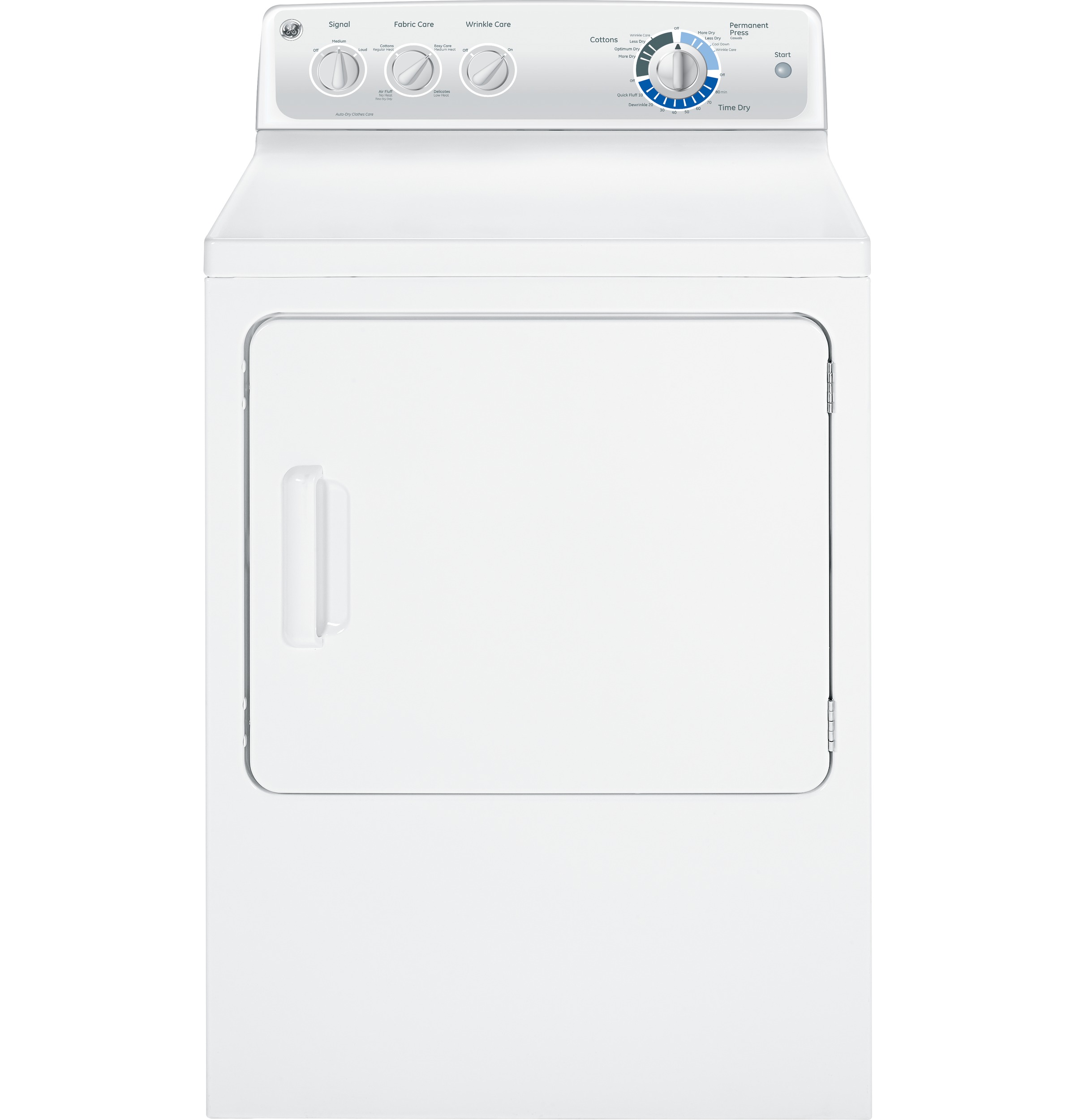 GE® 7.0 cu. ft. capacity Dura Drum gas dryer