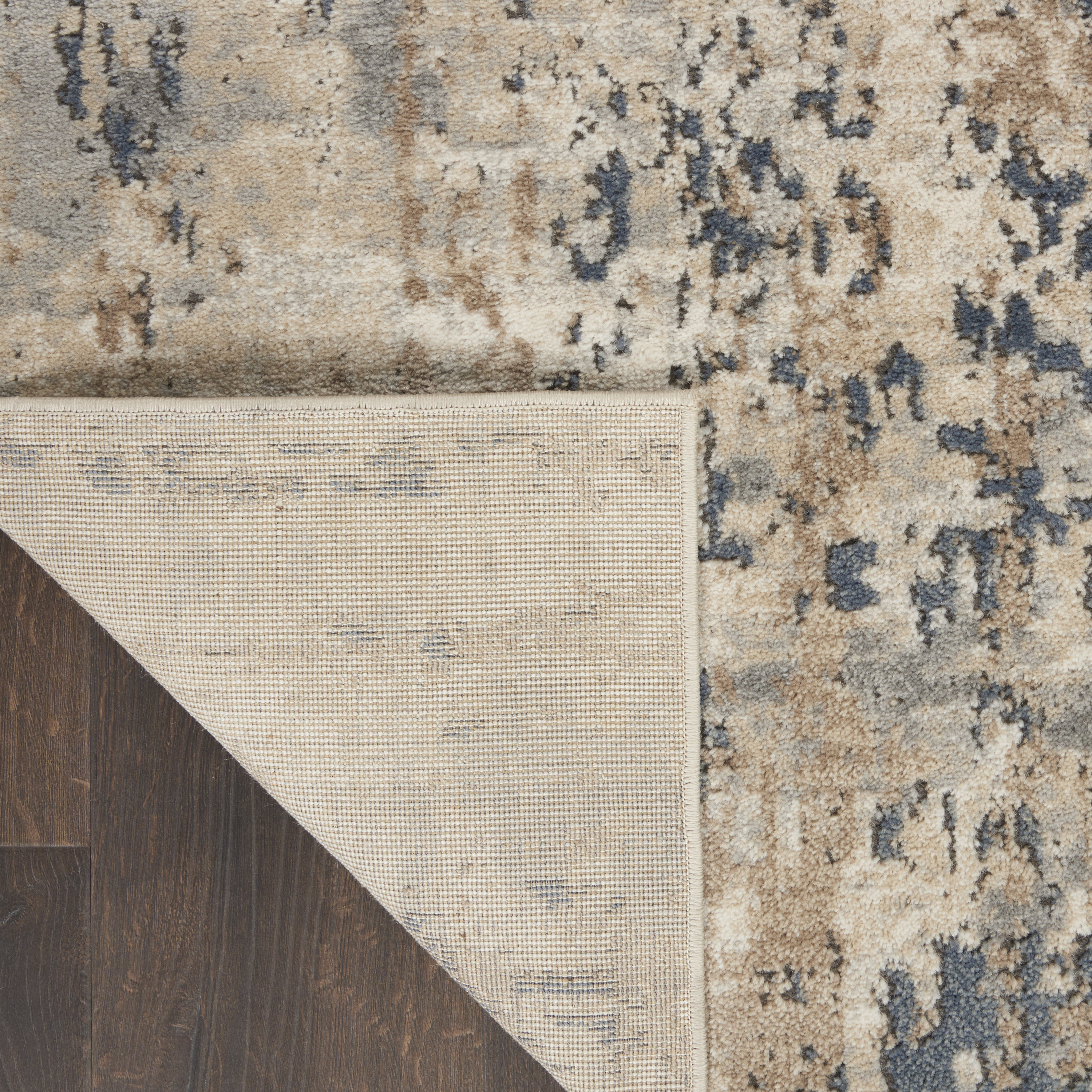 Nourison Quarry 3' x 5' Beige Grey Modern Indoor Rug