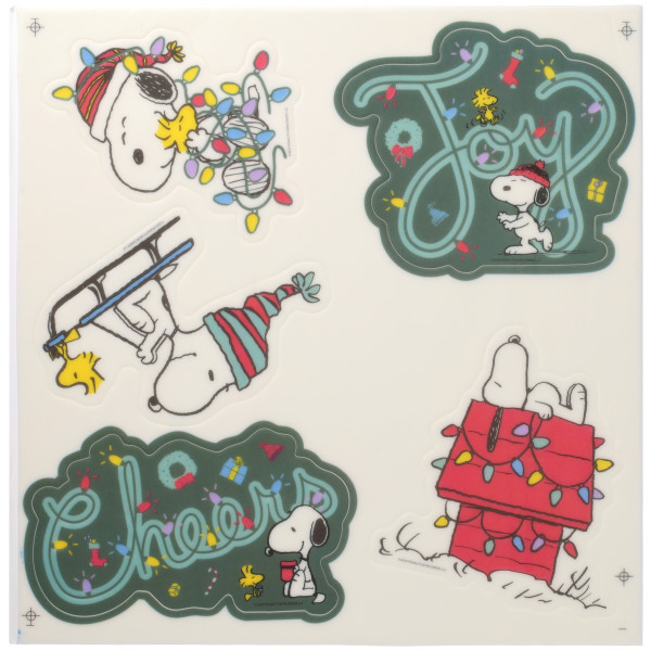Peanuts® Snoopy® Christmas Medallions SugarStyle® Edible Decorations
