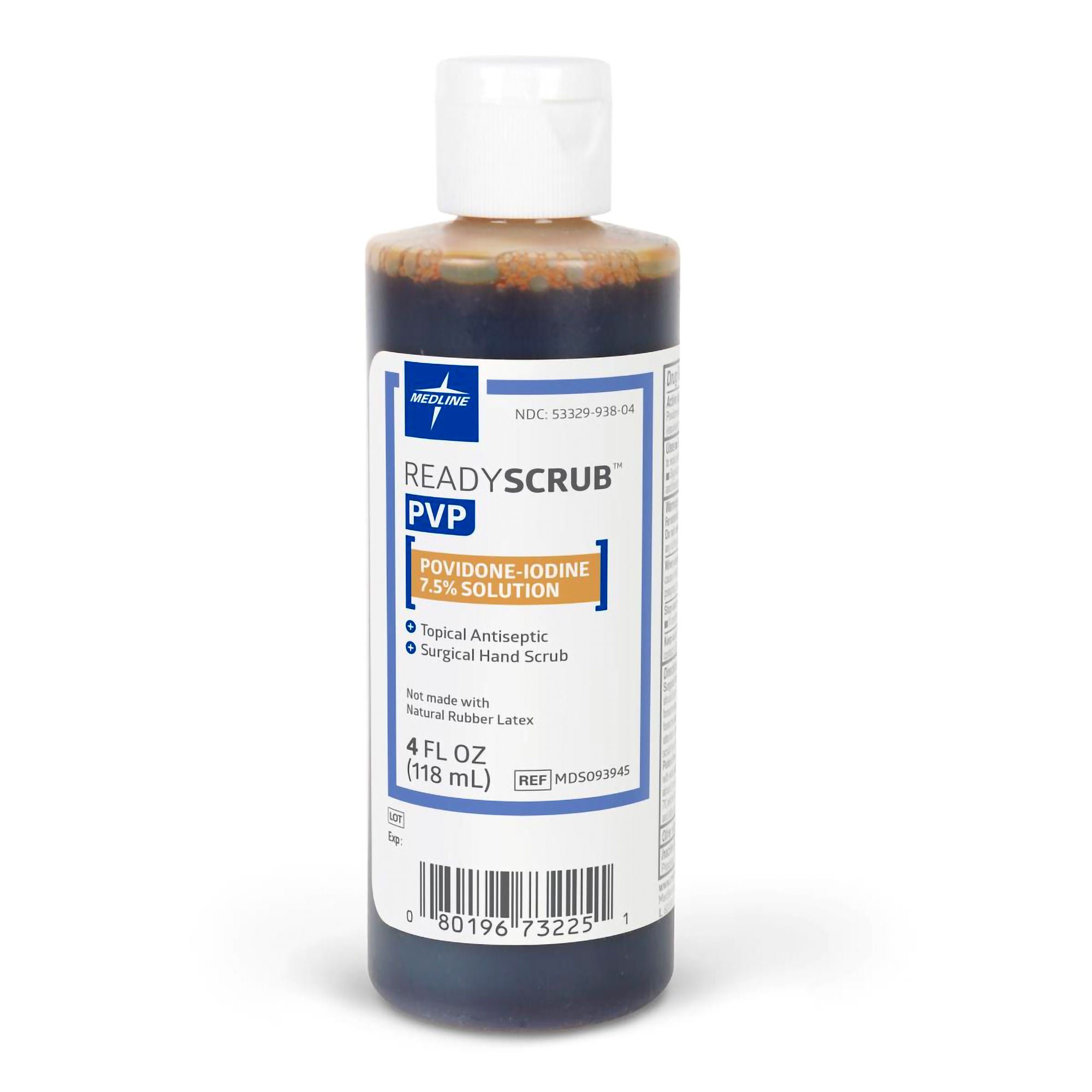 Medline SCRUB, POVIDONE/IODINE 4OZ BTL(48/CS)
