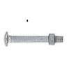 Carriage Bolt, Stainless Steel, 4-1/2 in. L, 3/8 in. Thread Size