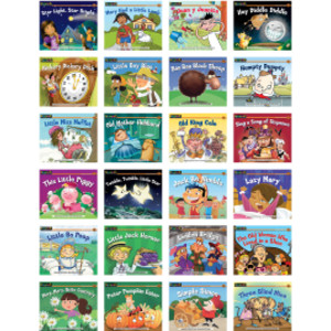 Rising Readers Fiction Single-Copy Set, Volumes 2 and 3, Nursery Rhyme Tales, Set of 24
