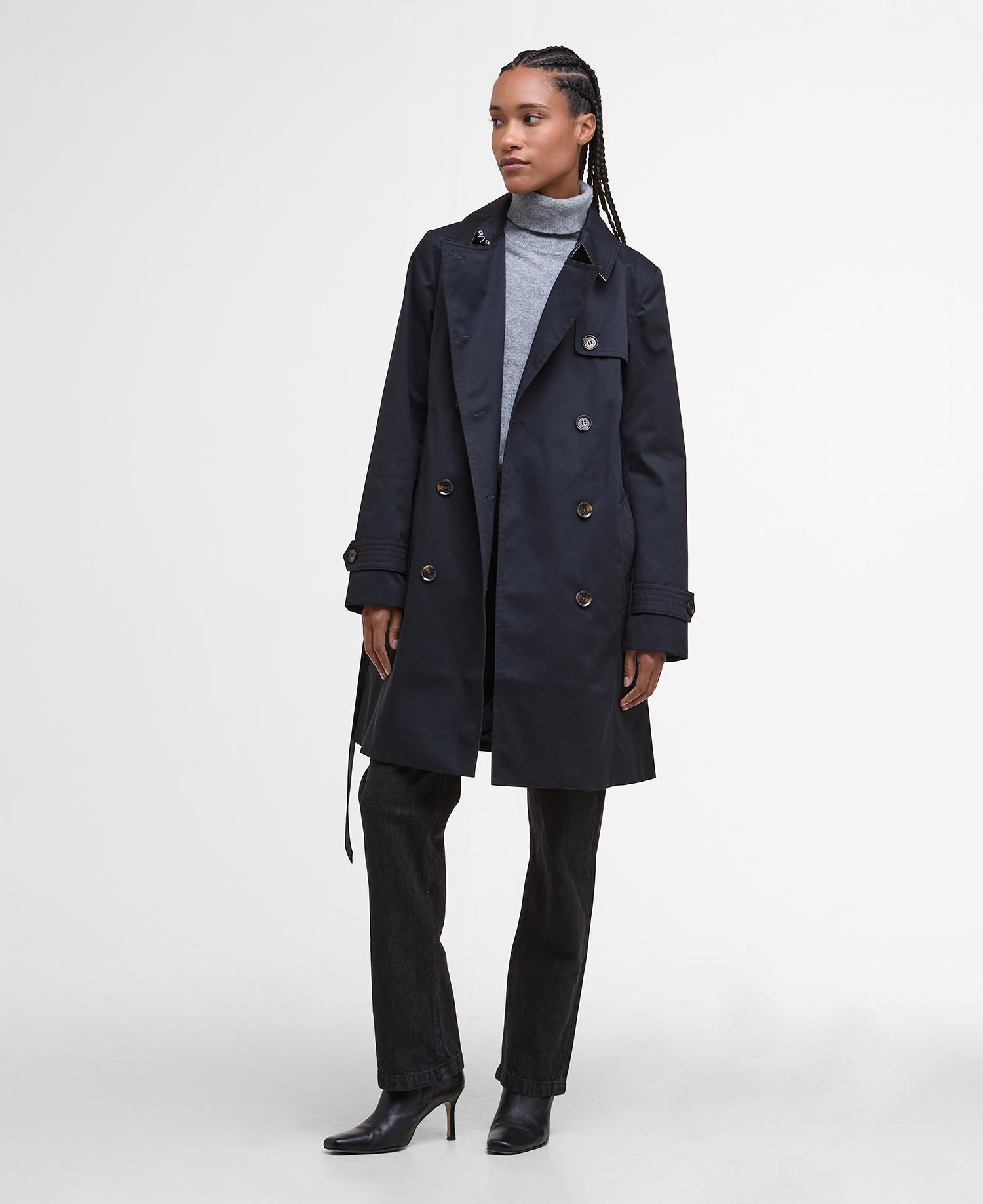 Short Greta Showerproof Trench Coat image number 1