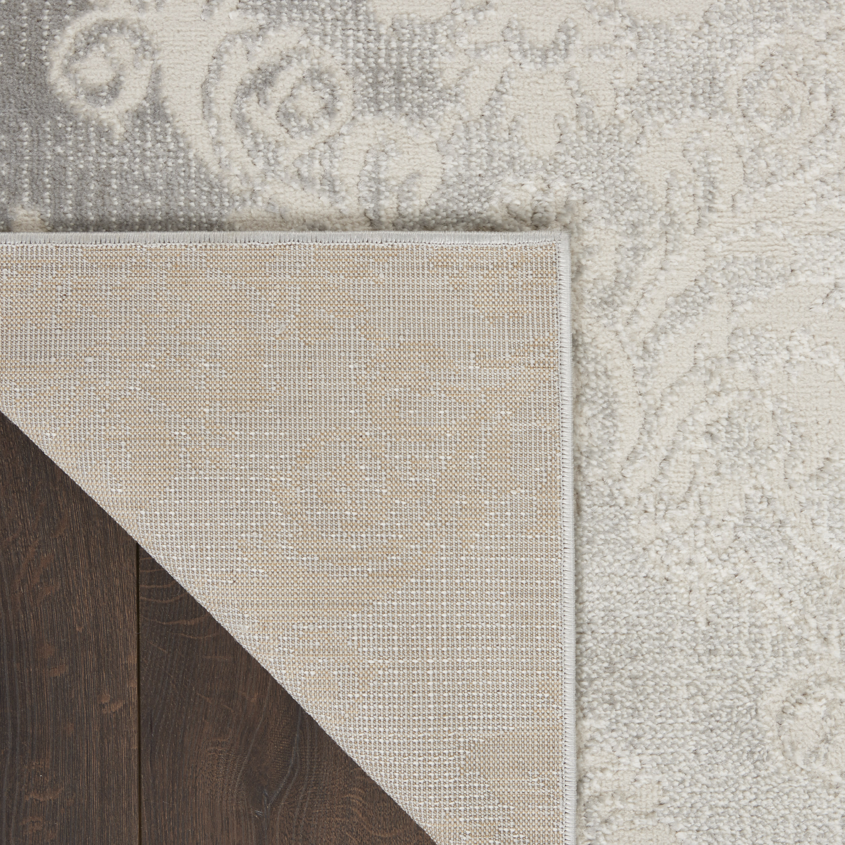 Nourison Elation 2' x 3' Ivory Grey Vintage Indoor Rug