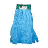 Impact, Microfiber Looped-End Wet Mop Head with 5" Headband, 14 oz, Blue