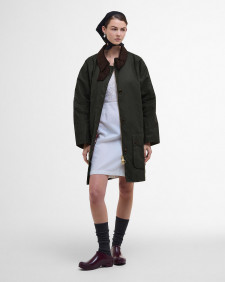 Giacca cerata oversize Loren Barbour The Edit by Alexa 