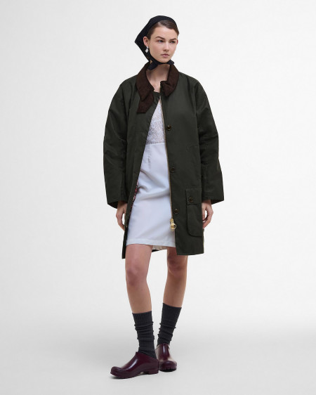 Barbour The Edit by Alexa Loren Oversized Waxed Jacket
